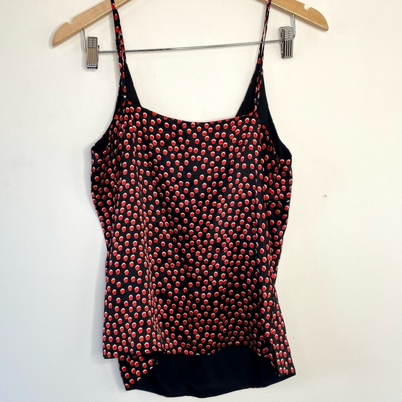 L’Agence Silk V-Neck Camisole Gabriella Tank - Picture 5 of 14